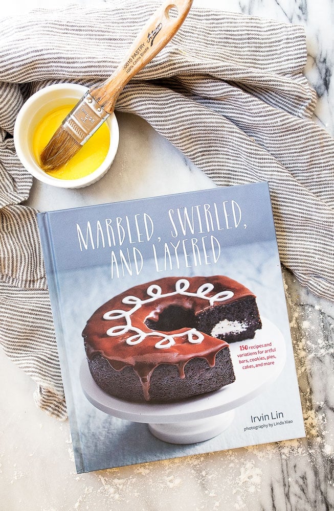 Cinnamon Roll Cobbler with Apple Pie Filling Marbled, Swirled and Layered by Irvin Lin