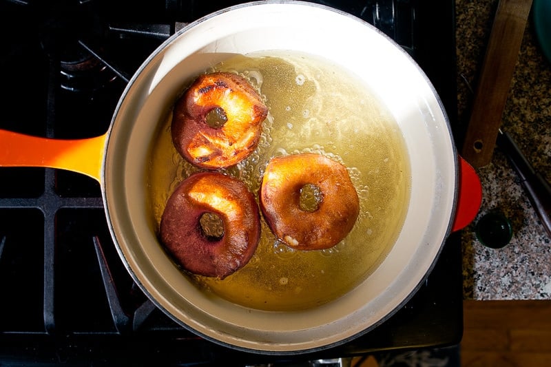 Biscuit donuts Donuts made from canned biscuit dough