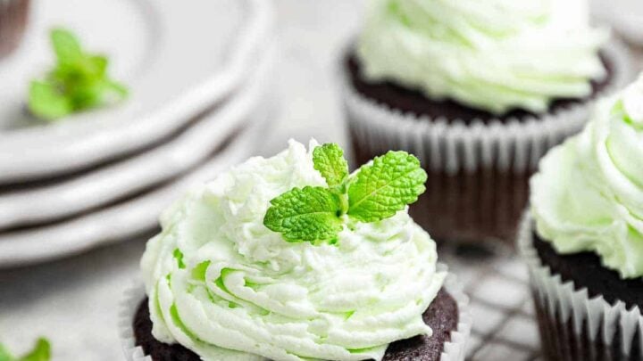 Chocolate Mint Cupcakes