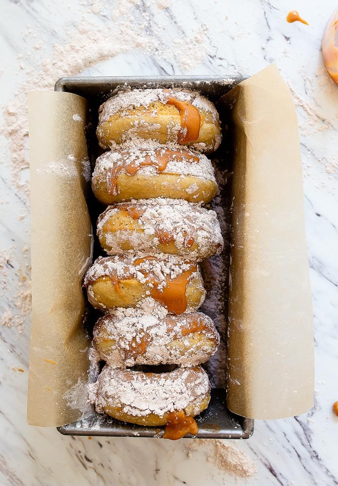 Amish Doughnuts: Cinnamon Caramel Amish Donuts