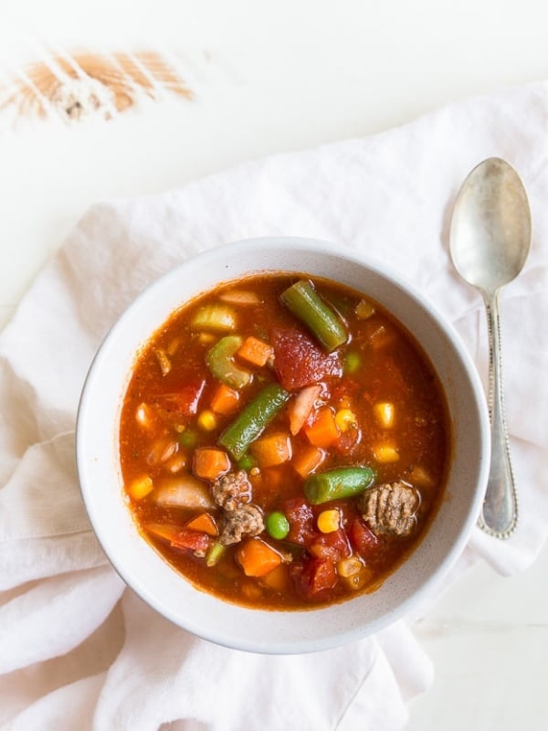 crockpot beef and vegetable soup