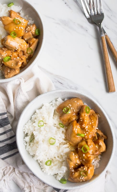 instant pot mini teriyaki chicken thighs