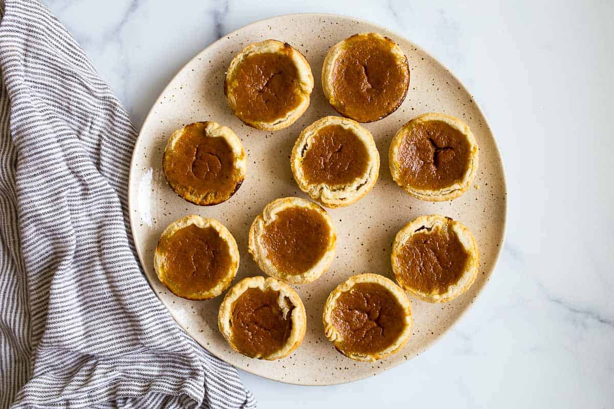 small pumpkin pies