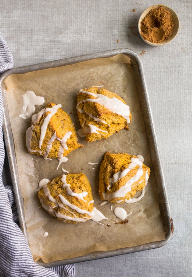 pumpkin-scones Delicious Pumpkin Scone recipe tastes just like Starbucks!