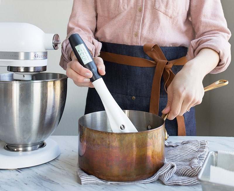Toasted Coconut Marshmallows with Lime Layer (small batch marshmallows)