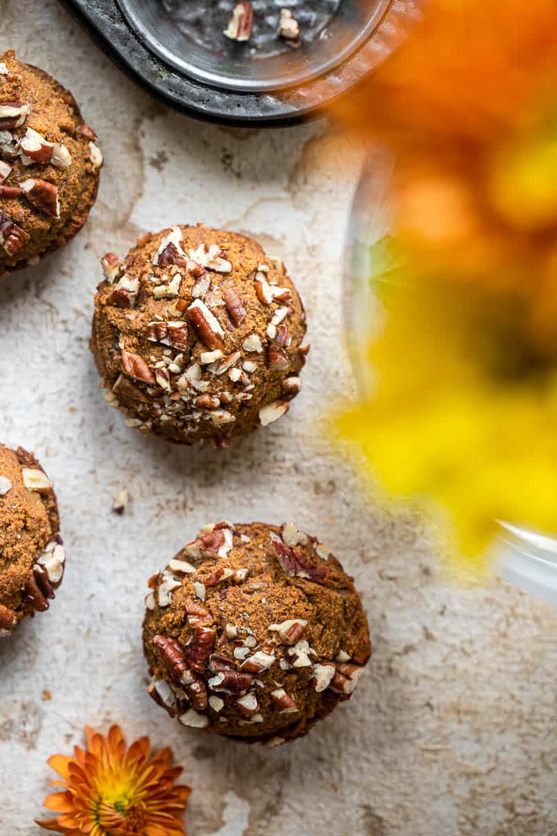 whole30 healthy pumpkin muffins