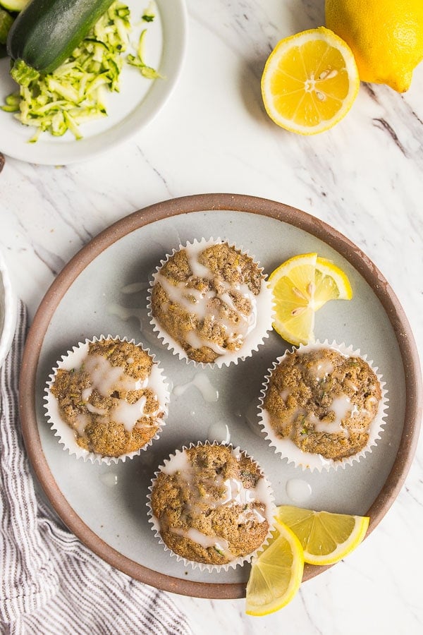 small batch zucchini muffins